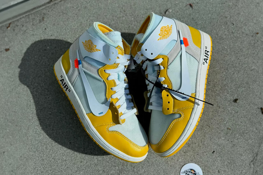 A Lenda dos Off-White x Air Jordan 1 High OG Canary Yellow