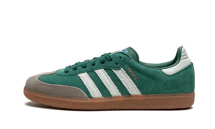 Adidas Samba OG Collegiate Green Gum Grey Toe Side Shoe