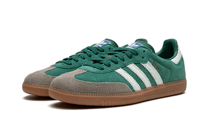 Adidas Samba OG Collegiate Green Gum Grey Toe Front Shoe