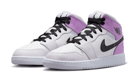 Air Jordan 1 Mid Barely Grape Front Shoe