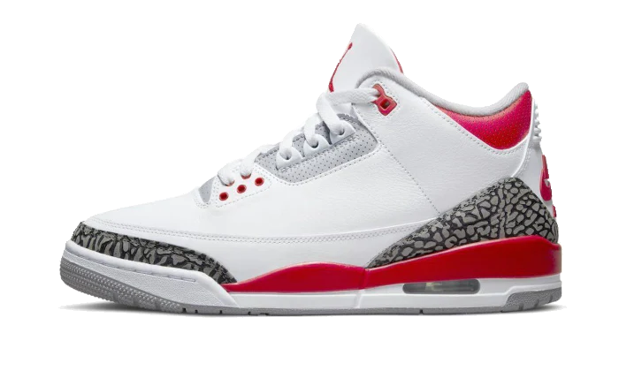 Air Jordan 3 OG Fire Red Side Shoe