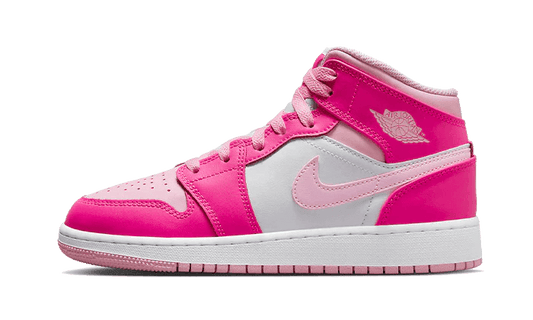 Air Jordan 1 Mid Fierce Pink Side Shoe