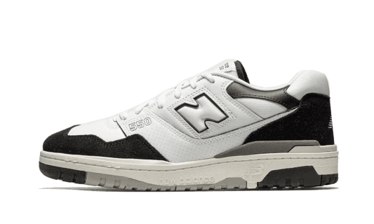 New Balance 550 White Black Rain Cloud Side Shoe