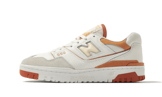 New Balance 550 White Au Lait Side Shoe