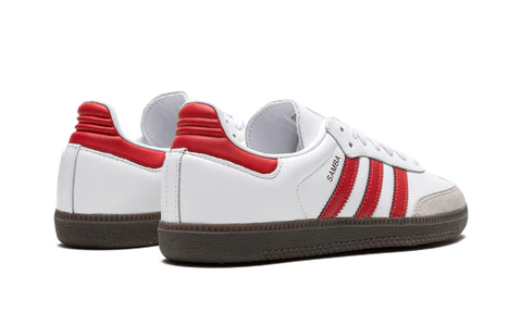 Adidas Samba OG White Red Back Shoe