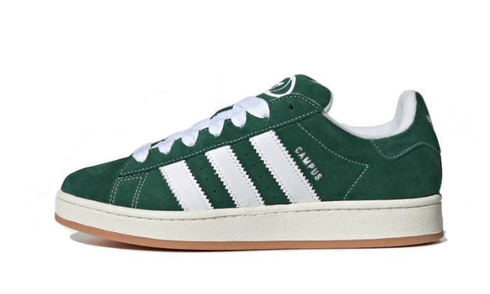 Adidas Campus 00s Dark Green Cloud White Side Shoe