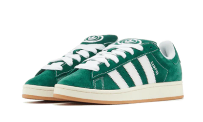 Adidas Campus 00s Dark Green Cloud White Front Shoe