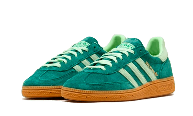 Adidas Handball Spezial Collegiate Green Semi Green Spark Front Shoe