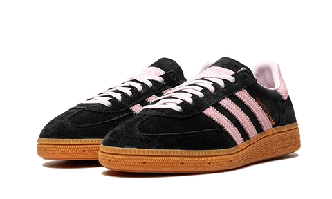 Adidas Handball Spezial Core Black Clear Pink Gum Front Shoe