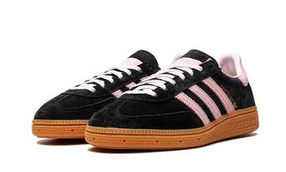 Adidas Handball Spezial Core Black Clear Pink Gum Front Shoe