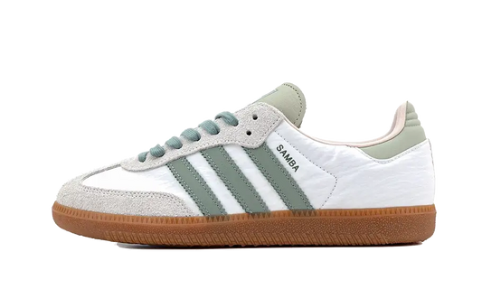 Adidas Samba OG Cloud White Silver Green