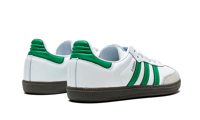 Adidas Samba OG White Green Back Shoe