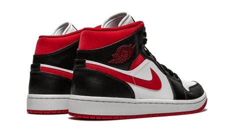 Air Jordan 1 Mid Alternate Bred Toe Back Shoe