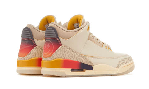 Air Jordan 3 Retro SP J Balvin Medellín Sunset Back Shoe