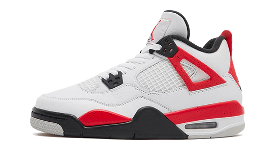 Air Jordan 4 Red Cement Side Shoe